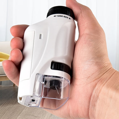 Microscope de poche pour enfants,  avec lumière LED