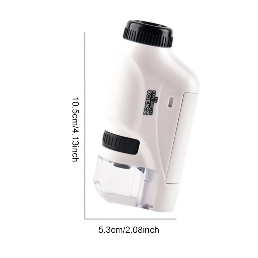 Microscope de poche pour enfants,  avec lumière LED